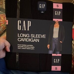GAP Black Long Sleeve Cardigan